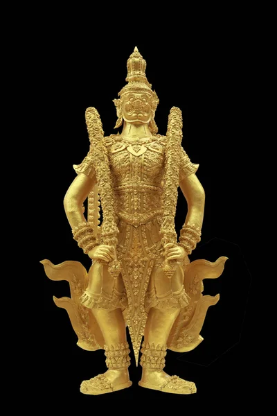 Giant Thailand Statue Isolated White Background Had Clipping Path — Stock Photo, Image