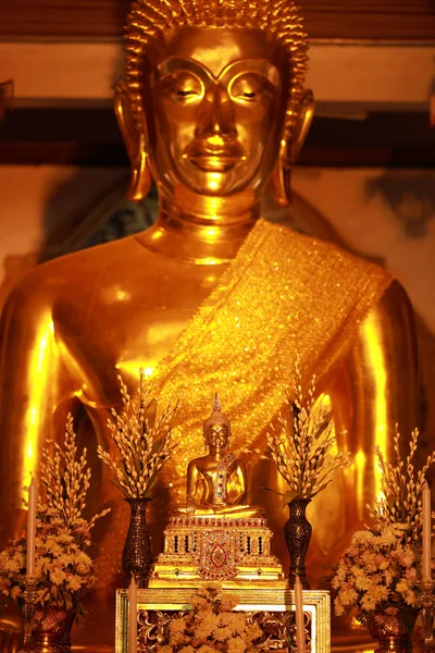 Close Buddha Face Statue — Stock Photo, Image