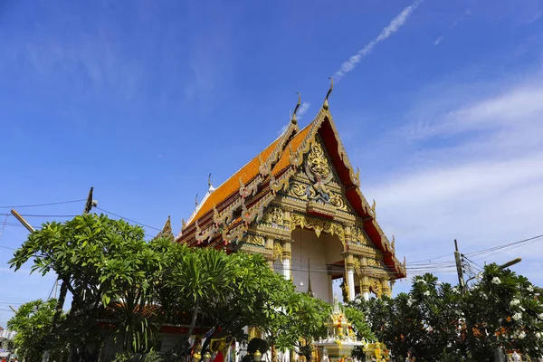Wat Lat Phrao Localizado Ladprao Wanghin Khwaeng Lat Phrao Khet — Fotografia de Stock