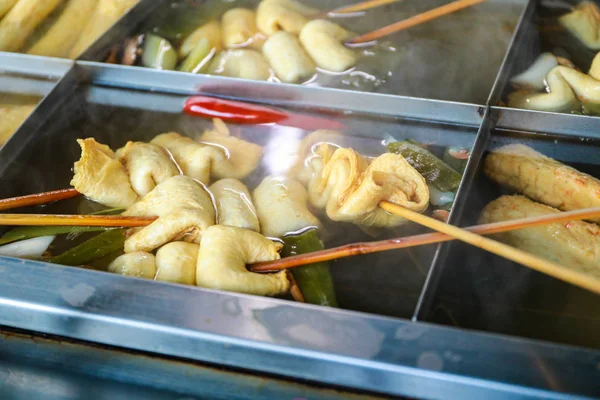 Südkorea Streetfood Korea Lokales Essen Oden Fischkuchen Ist Berühmt Und — Stockfoto