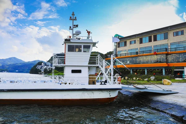 Barco Ferry Viaje Isla Nami Durante Día Corea Del Sur —  Fotos de Stock