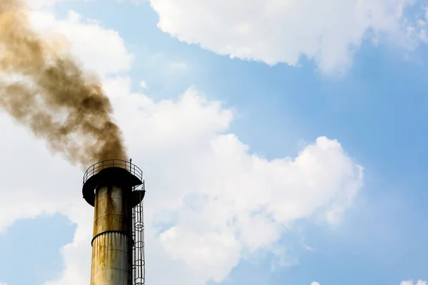 Ambiental Contaminação Fumaça Chaminé — Fotografia de Stock