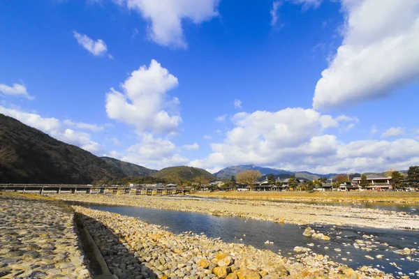 Katsura Řeka Kjótu Japonsko Okrese Arashiyama Kjóto Japonsko — Stock fotografie
