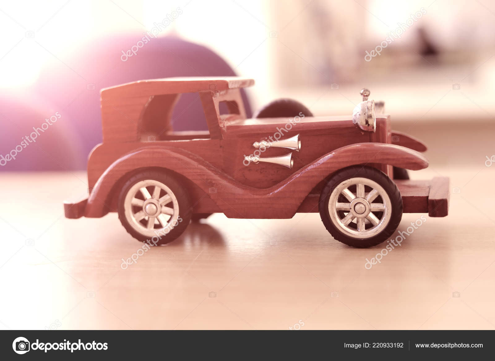 wooden car table