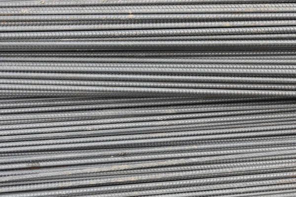 rebars betonarme için çelik. Yakın kadar çelik rebars. Rebars inşaat sitesinde geometrik hizalamasını