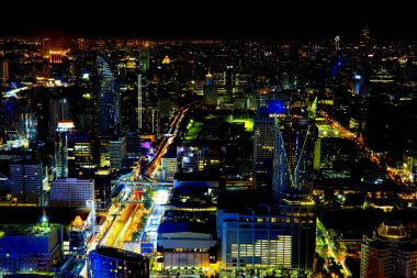 Gece, Tayland Bangkok şehir