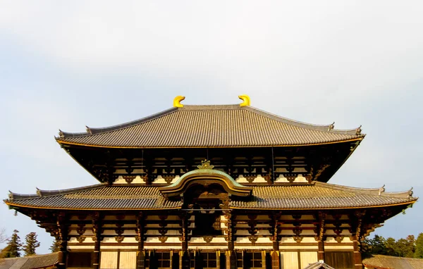 Dach Von Todaiji Ist Ein Buddhistischer Tempel Der Stadt Nara — Stockfoto