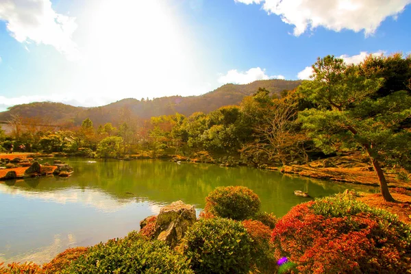 Ogród Tenryu Rozciągacz Arashiyama Kioto Japonia — Zdjęcie stockowe