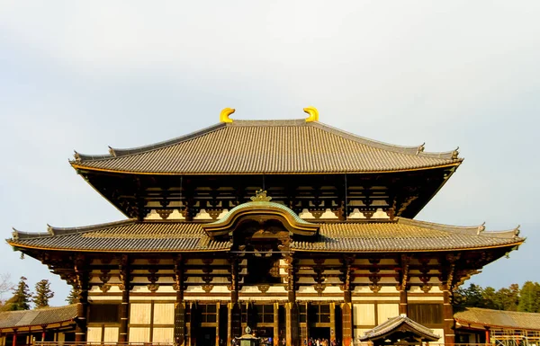 Крыша Тодайдзи Буддийский Храм Расположенный Городе Нара Япония — стоковое фото