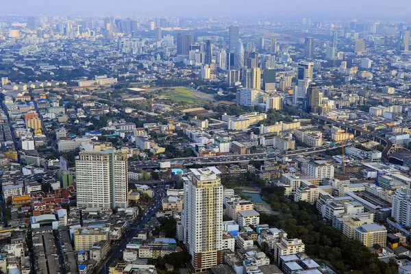 Bangkok Ciudad Con Rayo Sol Tarde Tailandia —  Fotos de Stock