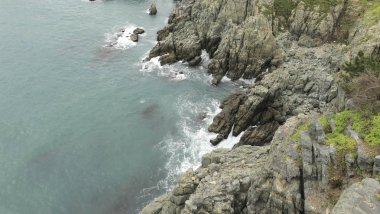 Oryukdo Adaları Busan, Güney Kore.