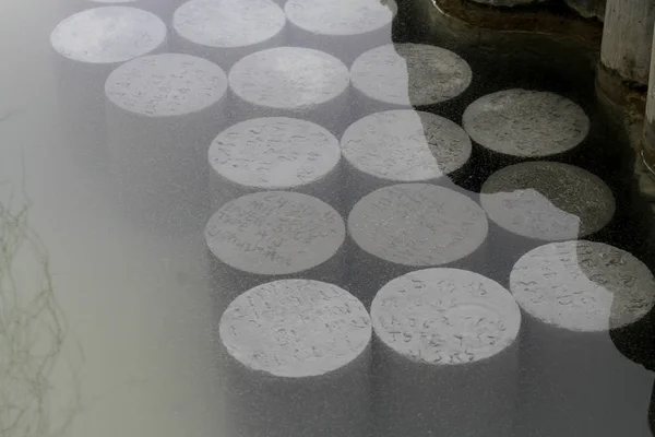 cylinder concrete specimens in mold for compressive strength test