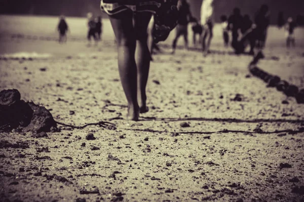 Прогулка Пляжу — стоковое фото