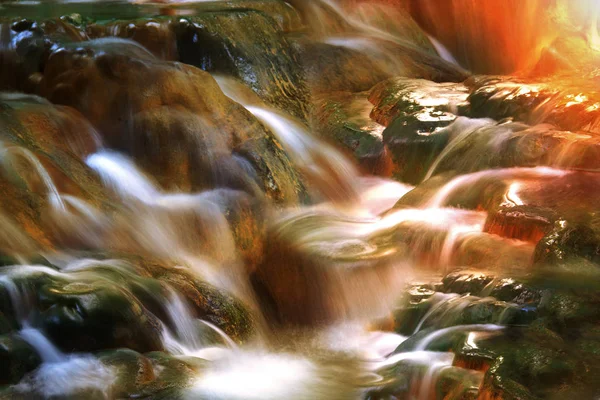 Krabi Hot Springs Avec Chute Eau Chaude Thaïlande — Photo