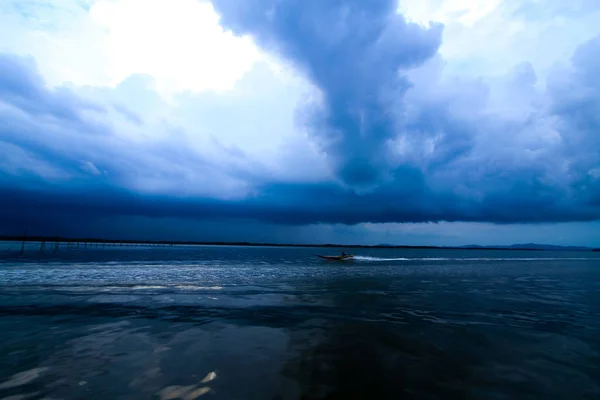 Raining Cloud Sea — Stock Photo, Image
