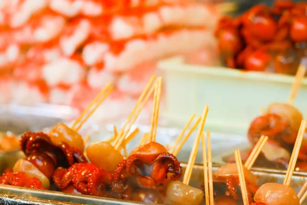 Fruits Mer Grillés Japon Street Food — Photo