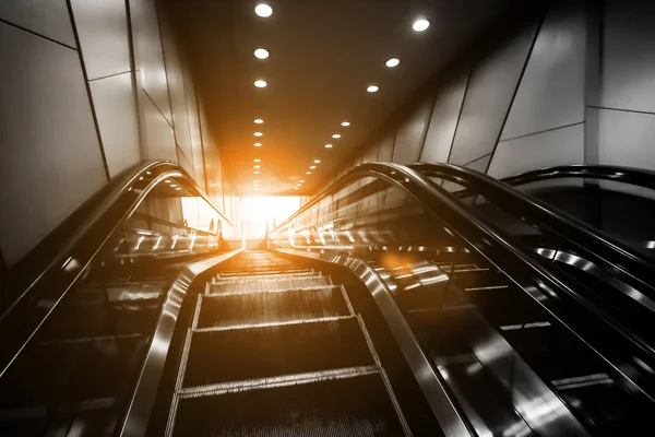 Interior Escalators Stairs — Stock Photo, Image