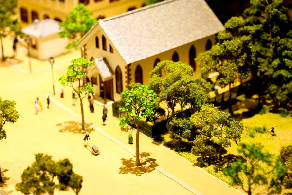 model of old japan building style.