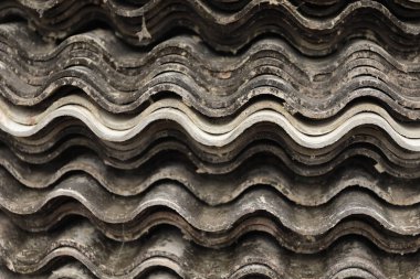 Kiremit çatı inşaat sonra kullanılan eski