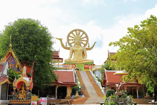 Wat Phra Yai Big Buddha Tapınağı Koh Samui Adası Tayland — Stok fotoğraf