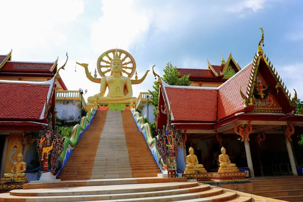 Wat Phra Yai Big Buddha Tapınağı Koh Samui Adası Tayland — Stok fotoğraf