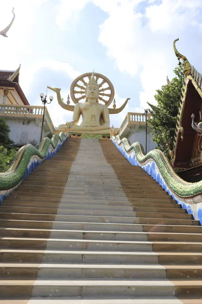 Wat Phra Yai Big Buddha Temple Wyspy Koh Samui Tajlandia — Zdjęcie stockowe