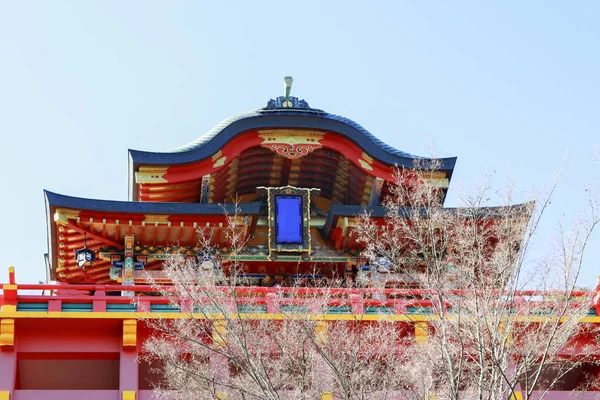 Yutoku Inari tapınak Kashima City, Güney destan ili yer alır. Japonya 