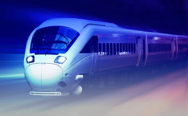 Transportation Concept High Speed Train Business Transportation — Stock Photo, Image