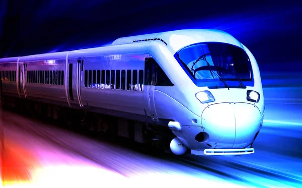 Transportation Concept High Speed Train Business Transportation — Stock Photo, Image