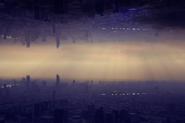 Abstract of the two city new world