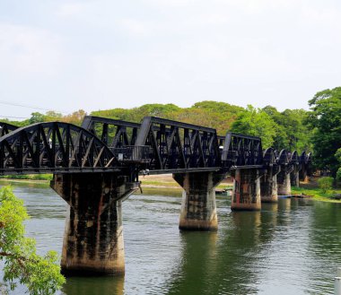 Köprü kwai Nehri, il kanchanaburi, Tayland.