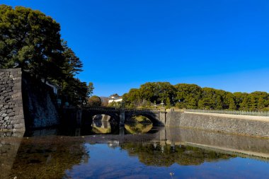 Nijubashi Köprüsü İmparatorluk Sarayı'nı birbirine bağlayan bir köprüdür. ,