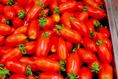 Arka plan için Tatlı Kiraz domates