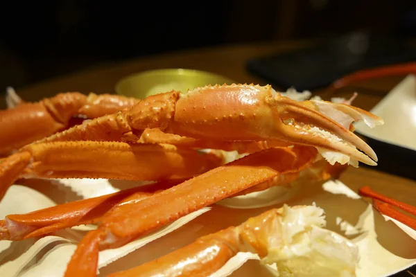 Jambes de crabe géant : Grand crabe géant japonais Osaka, Japon — Photo