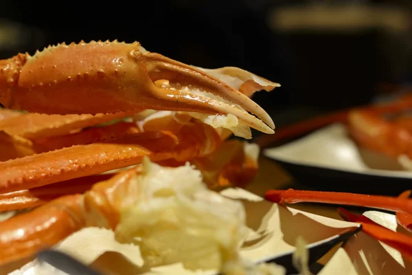 Jambes de crabe géant : Grand crabe géant japonais Osaka, Japon — Photo