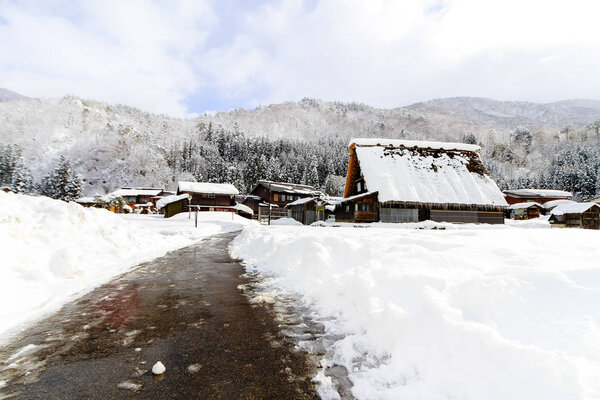 shirakawago : village located in Ono District, Gifu Prefecture, 