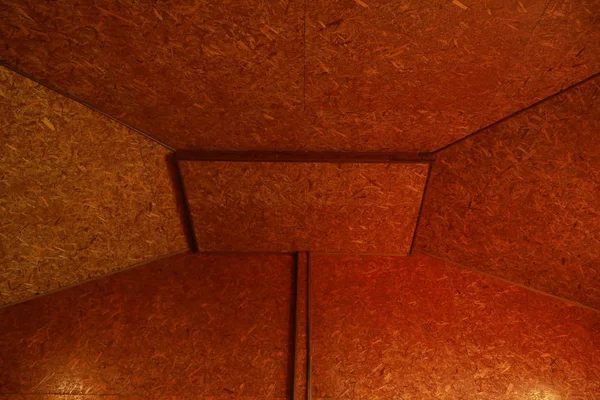 Pannelli in legno Sfondo, interno con pannelli in legno — Foto Stock
