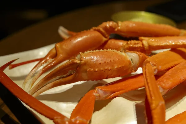 Jambes de crabe géant : Grand crabe géant japonais Osaka, Japon — Photo