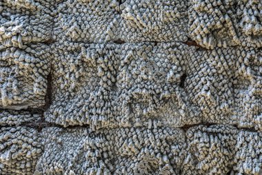 Beton duvar dokusu arka planının pürüzlü yüzeyi