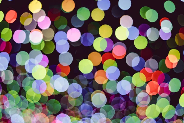 Couleurs circulaires fond abstrait bokeh — Photo