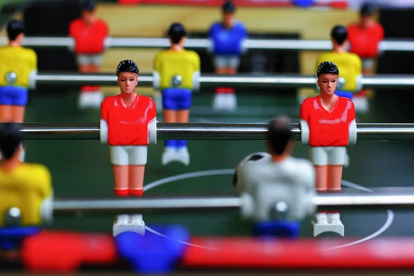 Football table soccer, Table football game, Soccer table — Stock Photo, Image