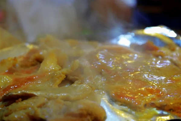Koreanische gegrilltes Schweinefleisch food.the beliebte koreanische Grill, Süd kor — Stockfoto