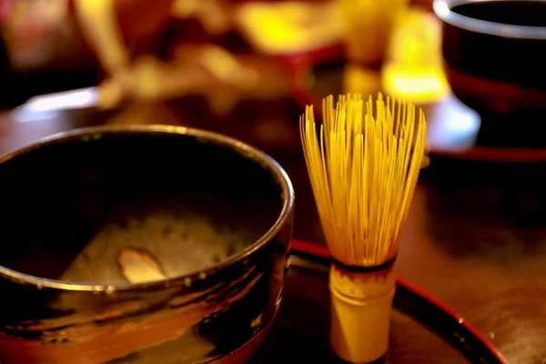 일본식 다도,일본식 공구의 플랫 레이 — 스톡 사진