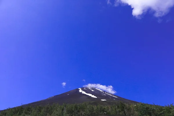 Fuji hegy a 5th Station, félúton a hegy, Japán — Stock Fotó