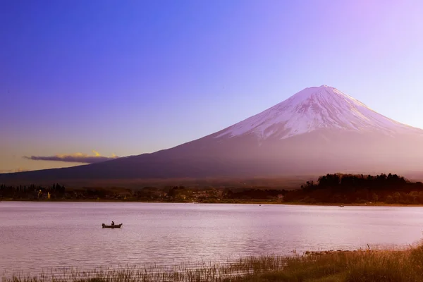 Fuji Hegy Kawaguchiko Partján Japán — Stock Fotó