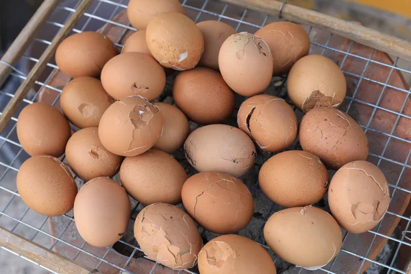 Toasted Eggs Local Thai Food — Stock Photo, Image