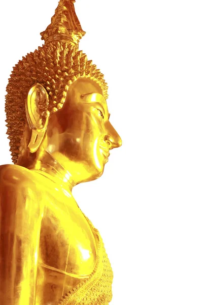 Buddha statue isolated on white background. This had clipping pa — Stock Photo, Image