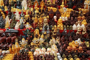 Tayland el yapımı buda heykeli koleksiyonu