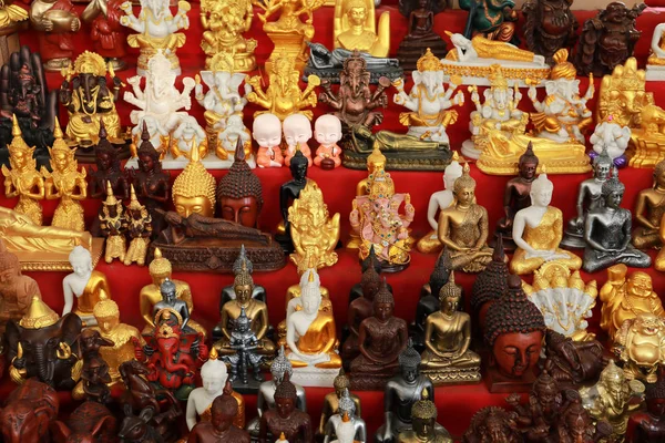 Colección de estatua de buddha hecha a mano de Tailandia — Foto de Stock