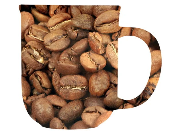 kupa tarzı arabica kahve çekirdekleri